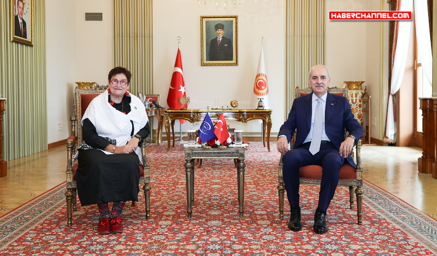 Kurtulmuş, Avrupa Konseyi Parlamenterler Meclisi Başkanı Bayr ile görüştü