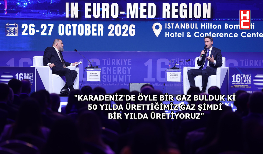 Bakan Alparslan Bayraktar, 'Türkiye Enerji Zirvesi’nde konuştu