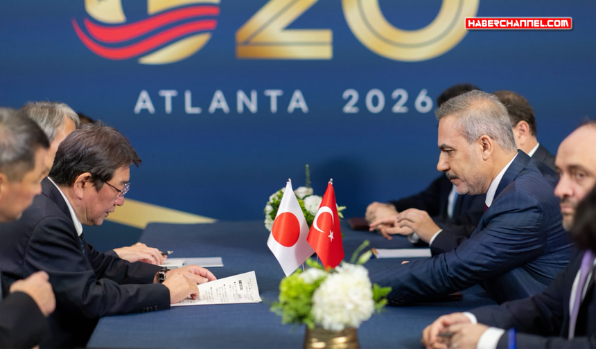 Bakan Hakan Fidan, Japon mevkidaşı Toshimitsu Motegi ile Atlanta'da görüştü