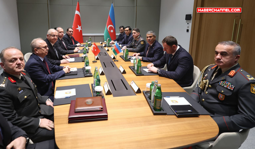 Bakan Yaşar Güler, Azerbaycan Savunma Bakanı Zakir Hasanov ile görüştü