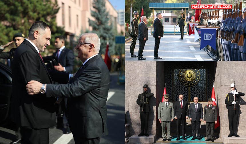 Bakan Yaşar Güler, Arnavut mevkidaşı Ermal Nufi ile bir araya geldi