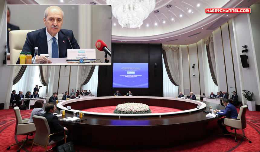 TBMM Başkanı Numan Kurtulmuş, TÜRKPA Asamble Konseyi Toplantısı’nda konuştu