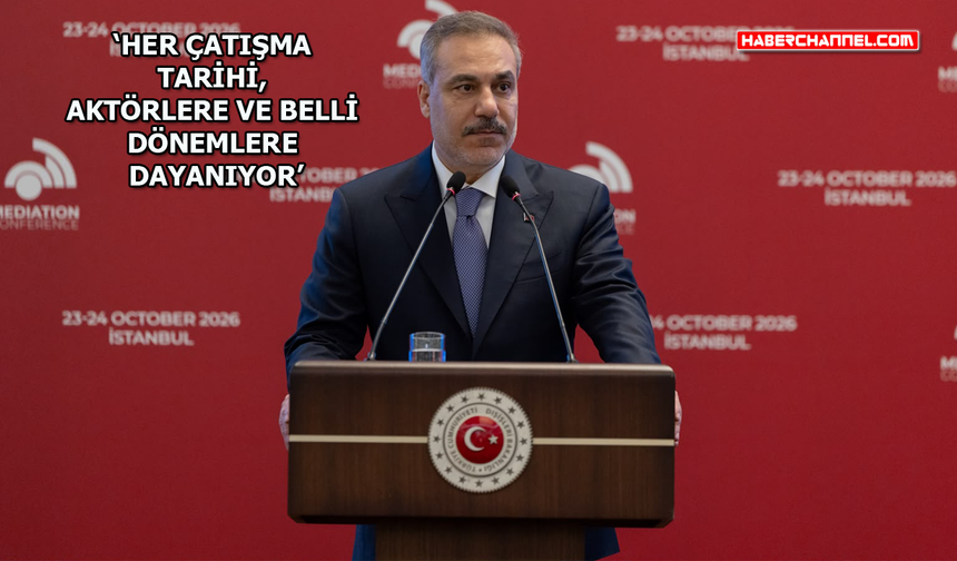 Bakan Hakan Fidan, 9'uncu İstanbul Arabuluculuk Konferansı'nda konuştu
