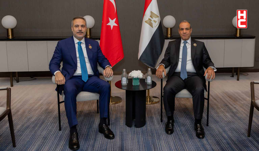 Dışişleri Bakanı Hakan Fidan, Mısırlı mevkidaşı Bedr Abdulati ile görüştü