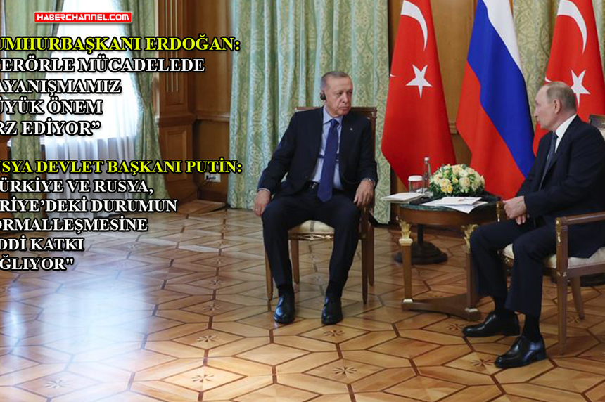 Erdoğan, Putin ile bir araya geldi...