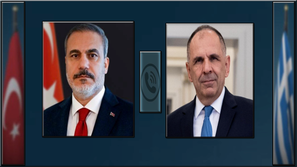 Bakan Hakan Fidan, Yunanistan Dışişleri Bakanı Yorgo Gerapetritis Telefon 2025-1