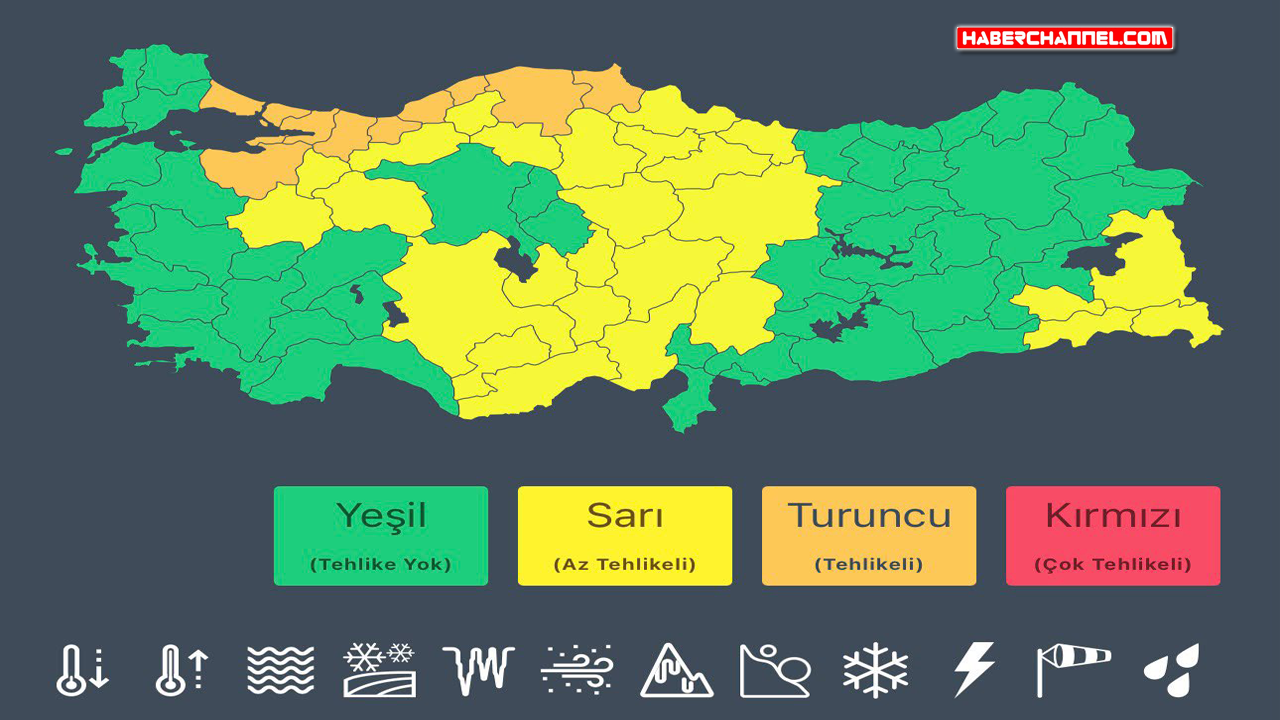 Bakan Murat Kurum: "10 ilde turuncu, 26 ilde sarı kodlu uyarı var"